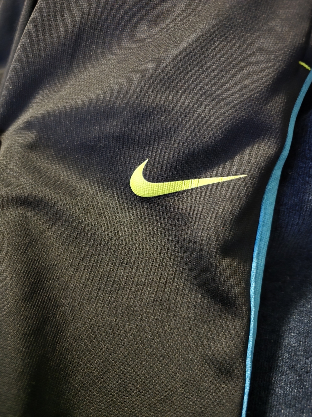 Nike KD Kevin Durant Therma-Fit Basketball Pants Youth Boys Large Black Blue 💖 - Picture 3 of 9